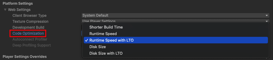 Code optimization