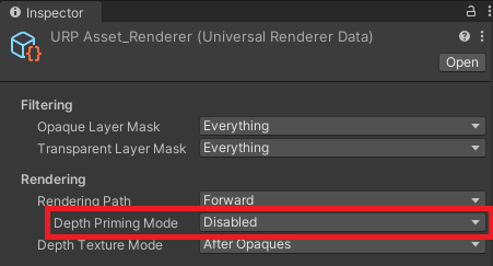 Universal Renderer Data